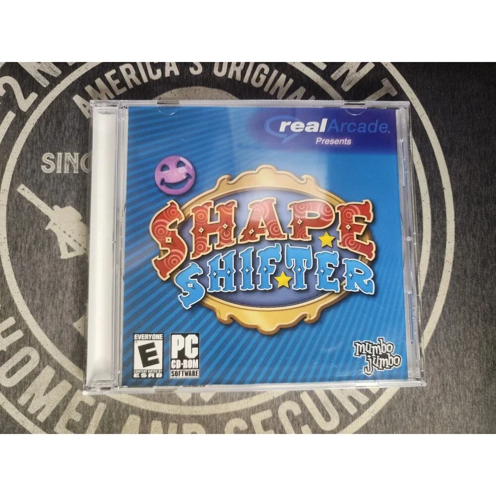 Shape Shifter PC CD fill scrolling holes stars carnival shooting gallery game!